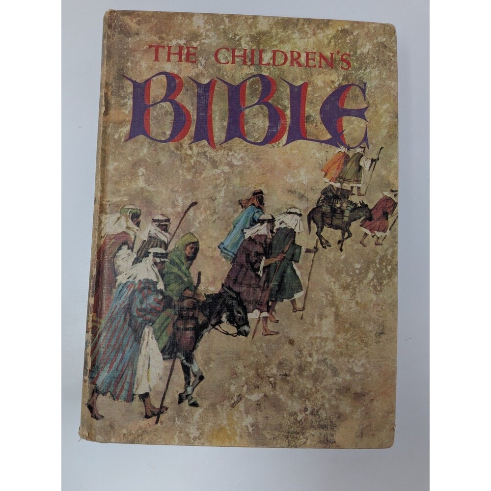 The Children's Bible Golden Press Vintage 1970s Hardcover Illustrated